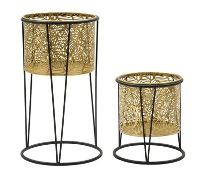 Vase Holder Leavy Set 2 Pcscm Ø 21X40-19X22