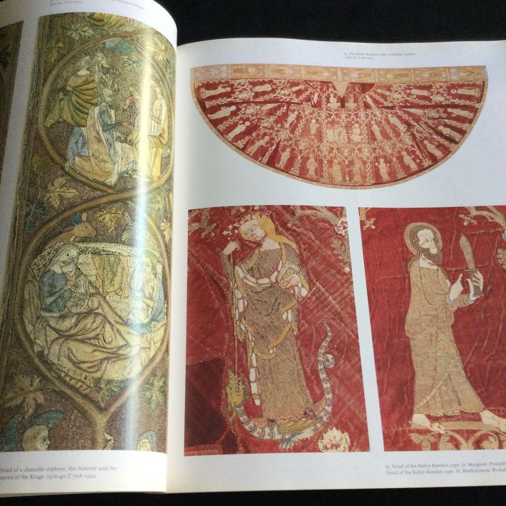 [USED] England, embroidery, textiles, foreign books, English, cloth, collection, antiques, museum