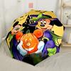 Mickey Mouse Compact Travel Automatic Umbrella Sturdy 8-Rib Shaft Foldable Design All-Season Umbrella for Travel Fashion Lovers