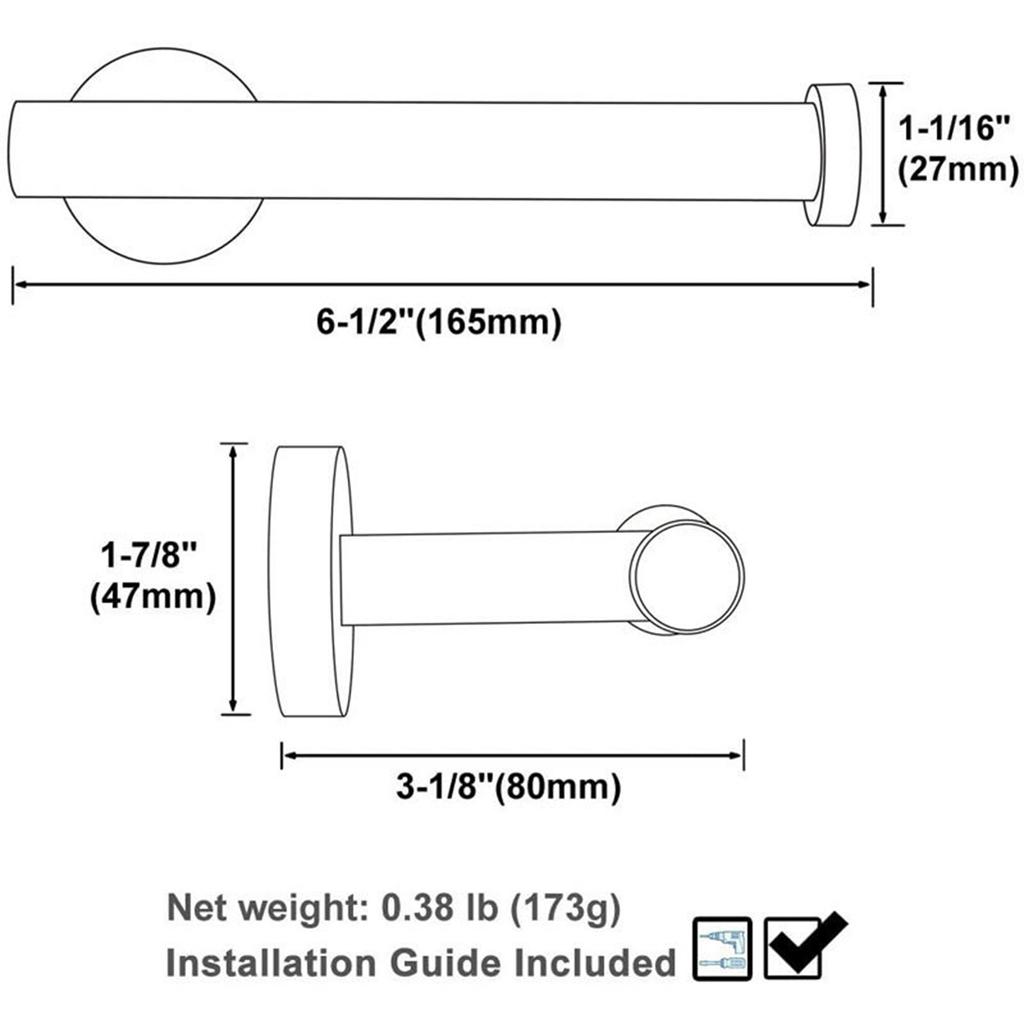Bathroom Accessories Towel Rack Shelf Hardware Set Modern Stainless Steel Towel Robe Hook Toilet