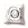 Polyester Pillowcase INS Style Garland 26 English Letter Printing Pillowcase Waist Cushion Car Seat Cover