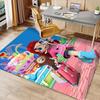 Rainbow Ruby Printed Absorbent Washable Carpet, Non-Slip Bathroom Mats, Kitchen Rugs, Yoga Mat,Living Room Entrance, Camping Picnic Rugs
