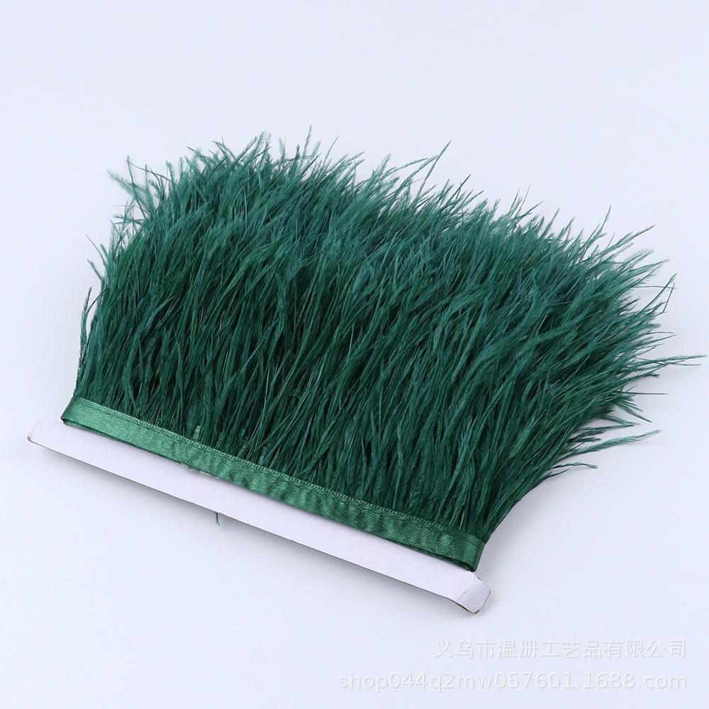 8-10Cm Ostrich Hair Cloth Edge Various Colors Optional Feather Lace Clothing Earrings Diy Decoration