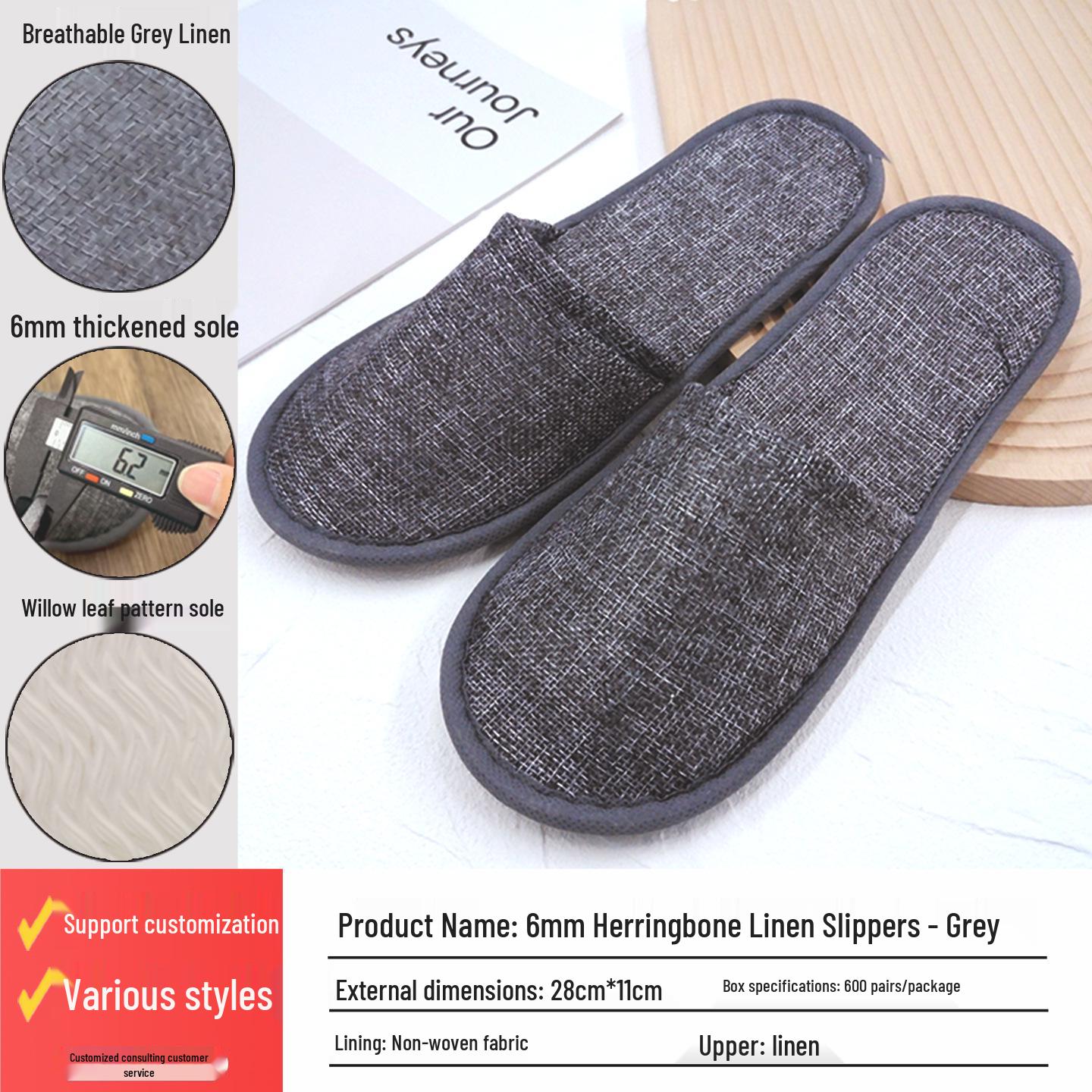 

Утолщенные нескользящие тапочки из махровой ткани для мужчин и женщин: Идеально подходит для дома, отеля и использования в помещении