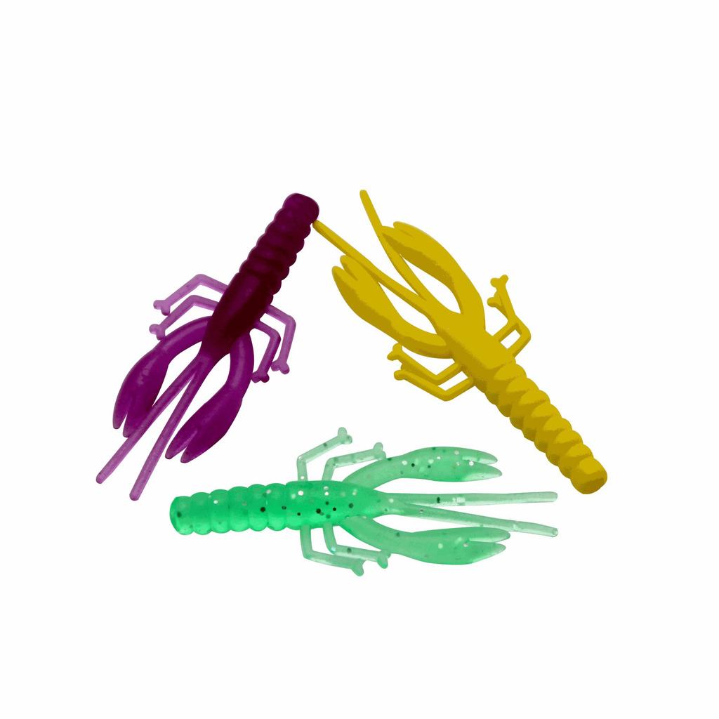Soft Bait Fishing Lure Shrimp Style 5cm 1g Artificial Crawfish Lure for Freshwater and Saltwater Bass Pike Fishing Tackle