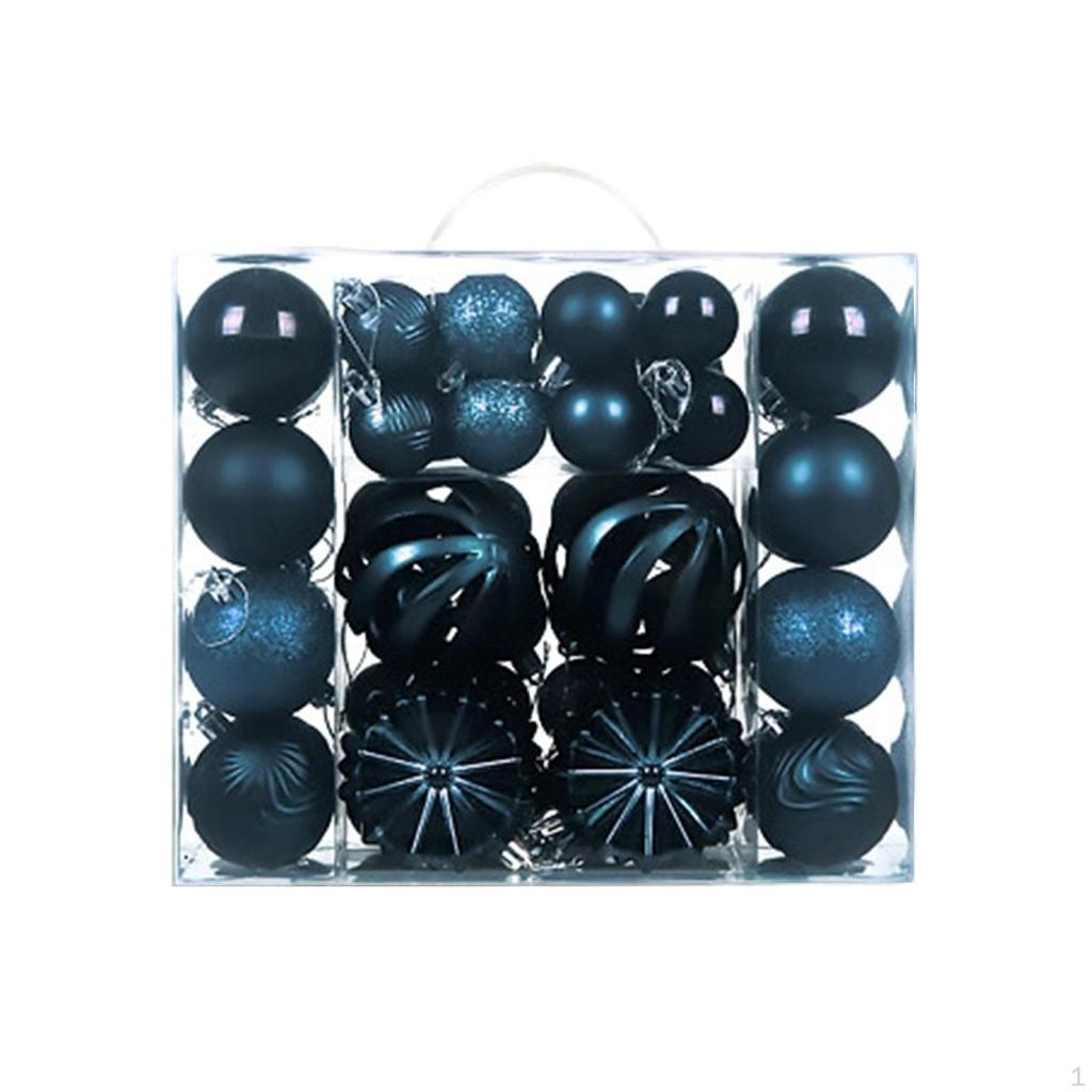 48 Tropfenförmige Weihnachtskugel-Ornamente Baumschmuck für Hochzeit