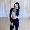 Breathable Woman Shrug Cardigan Shrug Crop Top Skin-friendly Long Sleeve Shawl