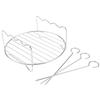 Baking Tray Skewers Air Fryer Stainless Steel Holder Bbq Rack Double-Deck