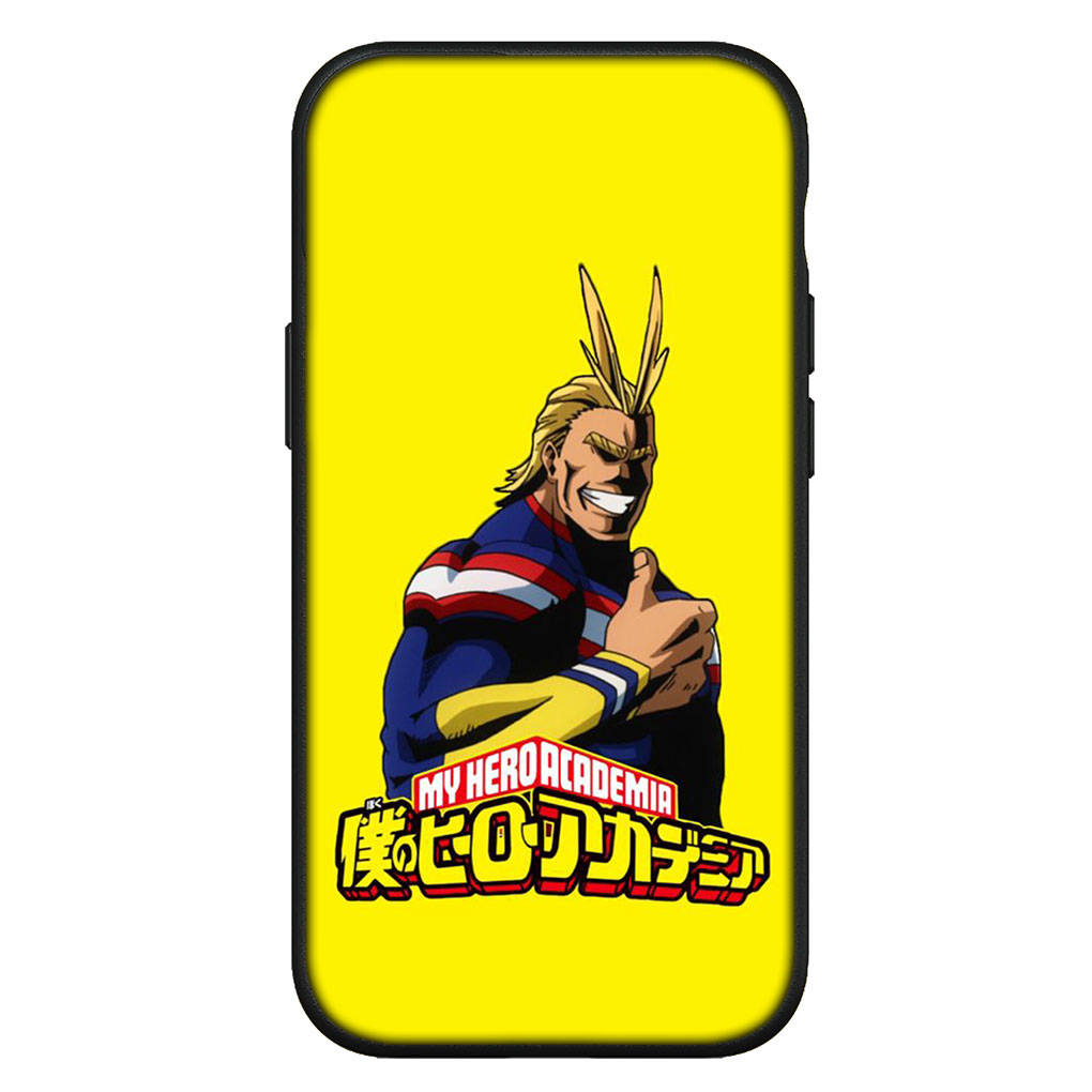 For Samsung Galaxy S24 S23 iPhone 16 15 14 Xiaomi Redmi Note 13 12 11 10 8 Plus 9 Pro Max X XR Phone Case My Hero Academia All Might OPPO Huawei Cover