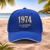 Legendary Birth Fashion Baseball Cap  Lightweight Adjustable Unisex Cap for Running Fitness Outdoor