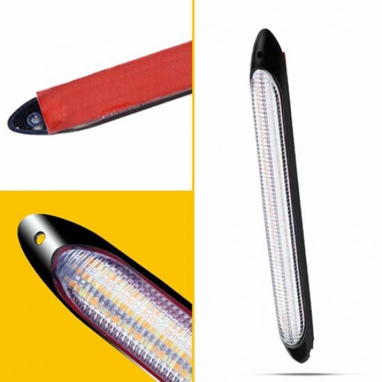 2X LED Strip Headlight DRL Daytime Running Lights Sequential Signal Lamps 23.5Cm