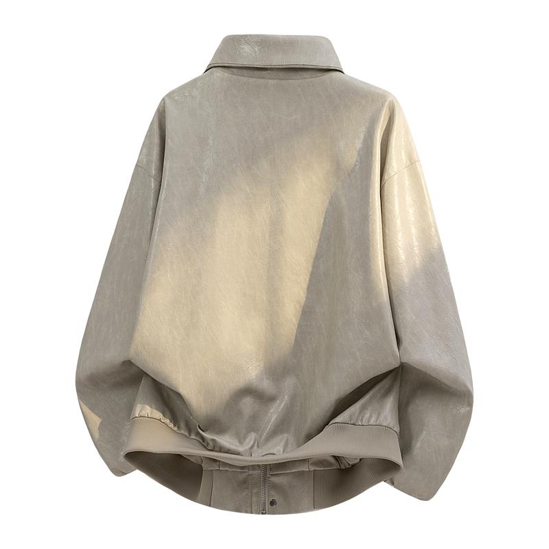 Spring and Autumn Collar Jacket, Men's Casual Jacket, Couple's Loose Versatile Jacket