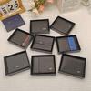 2025 Men's Elegant Multi-Card Wallet and Money Clip - Handsome, Versatile, Light Luxury Solid Color Design.