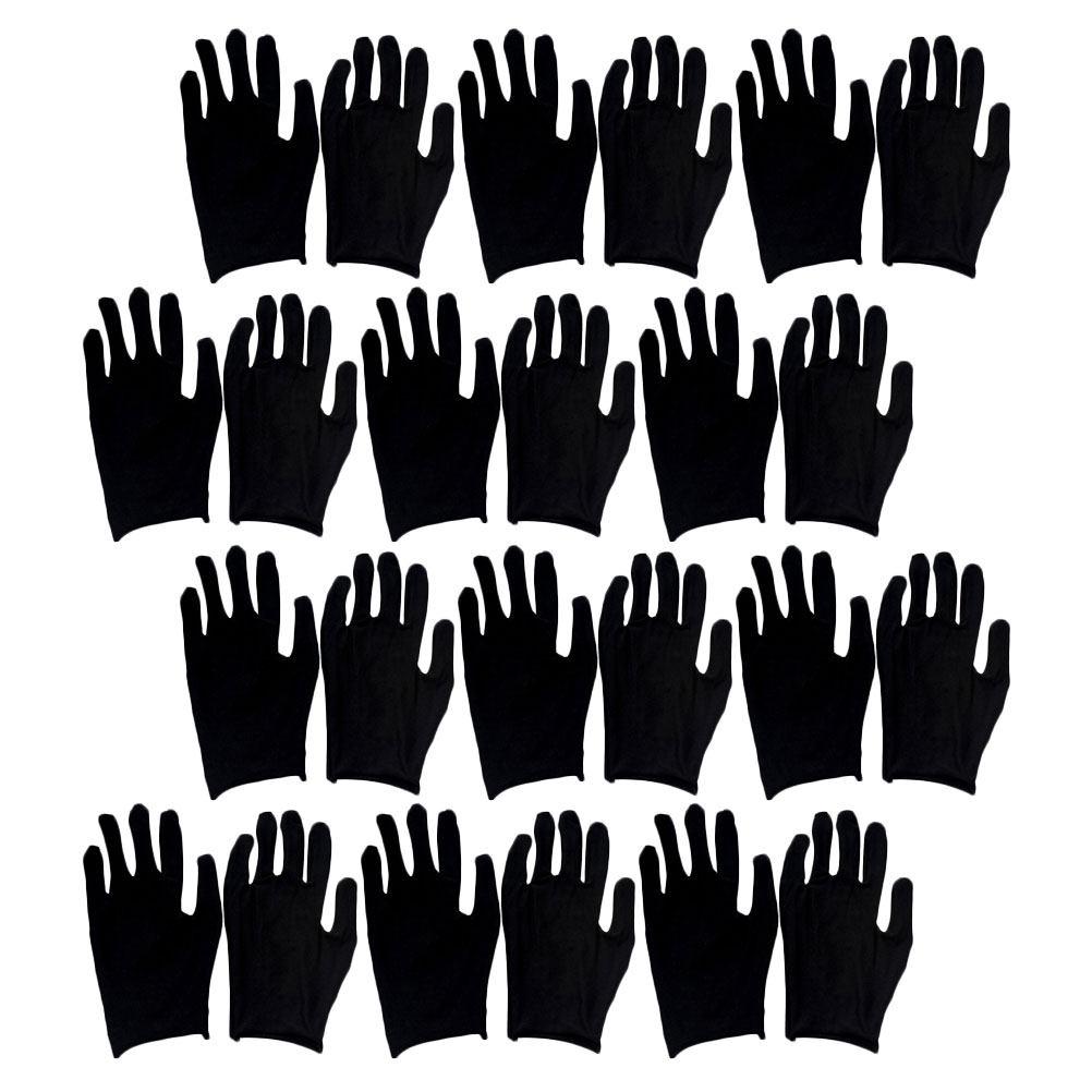 12Pairs Thick Labour Protection Cotton Gloves Comfortable Working Gloves Hand Safety Breathable Anti-Skid