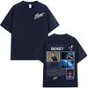 Rapper Beret New Album Tour 2025 Print Tshirt Unisex Unisex Fashion Casual Short Sleeve Tshirt Cotton Oversized T Shirts Streetwear