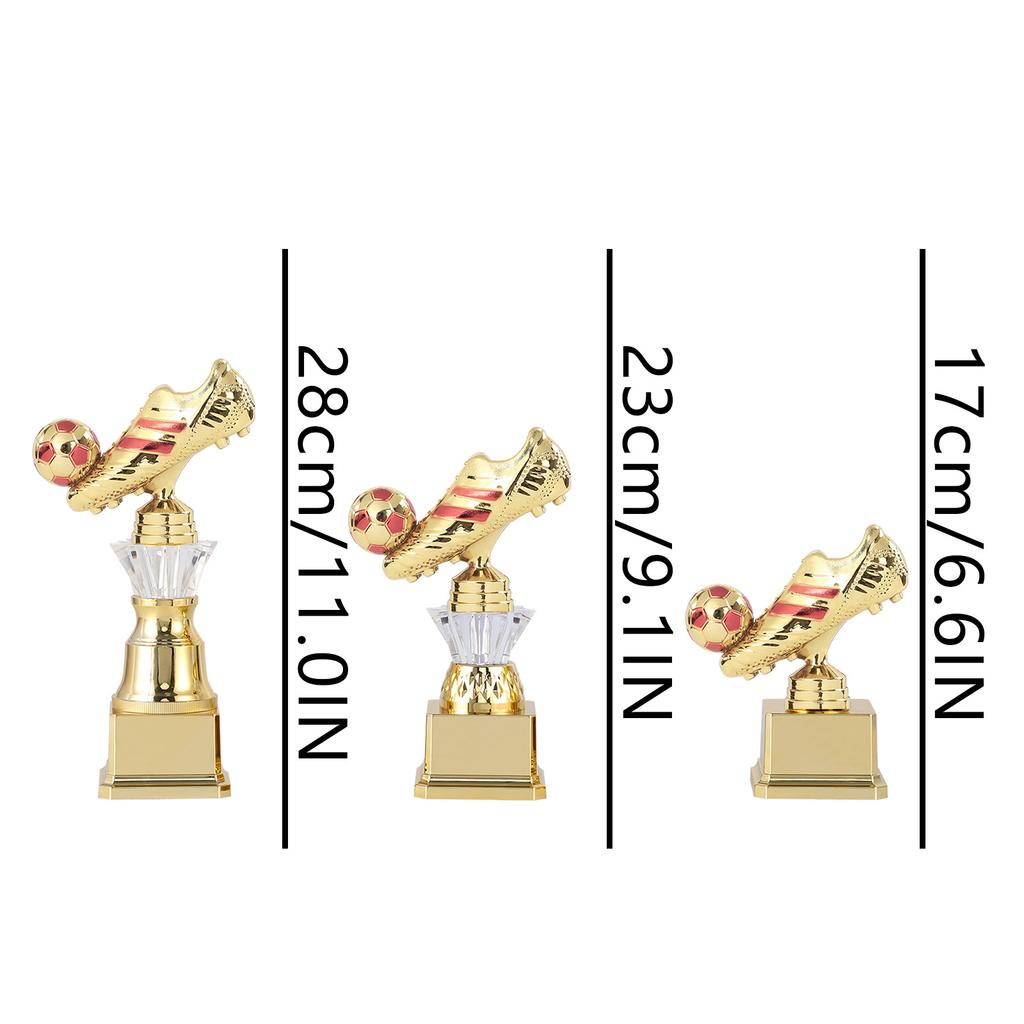 Football Golden Boot Trophy Plastic Award Cup for Soccer Match Competition Prize Custom Engraving