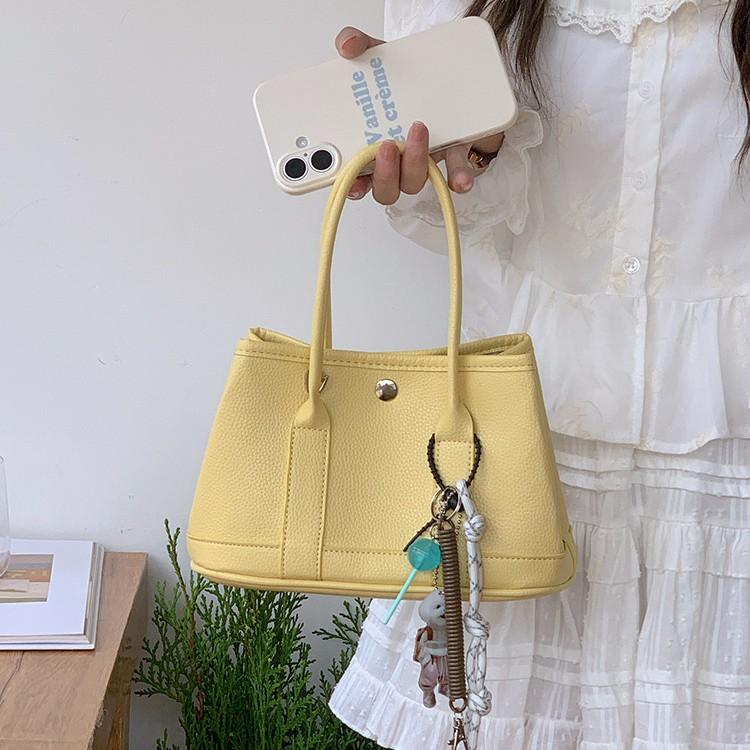 Korean Portable Bucket Bag Women's Spring 2025 New Trendy Fashion Small Tote Bag Super Popular Shoulder Messenger Bag