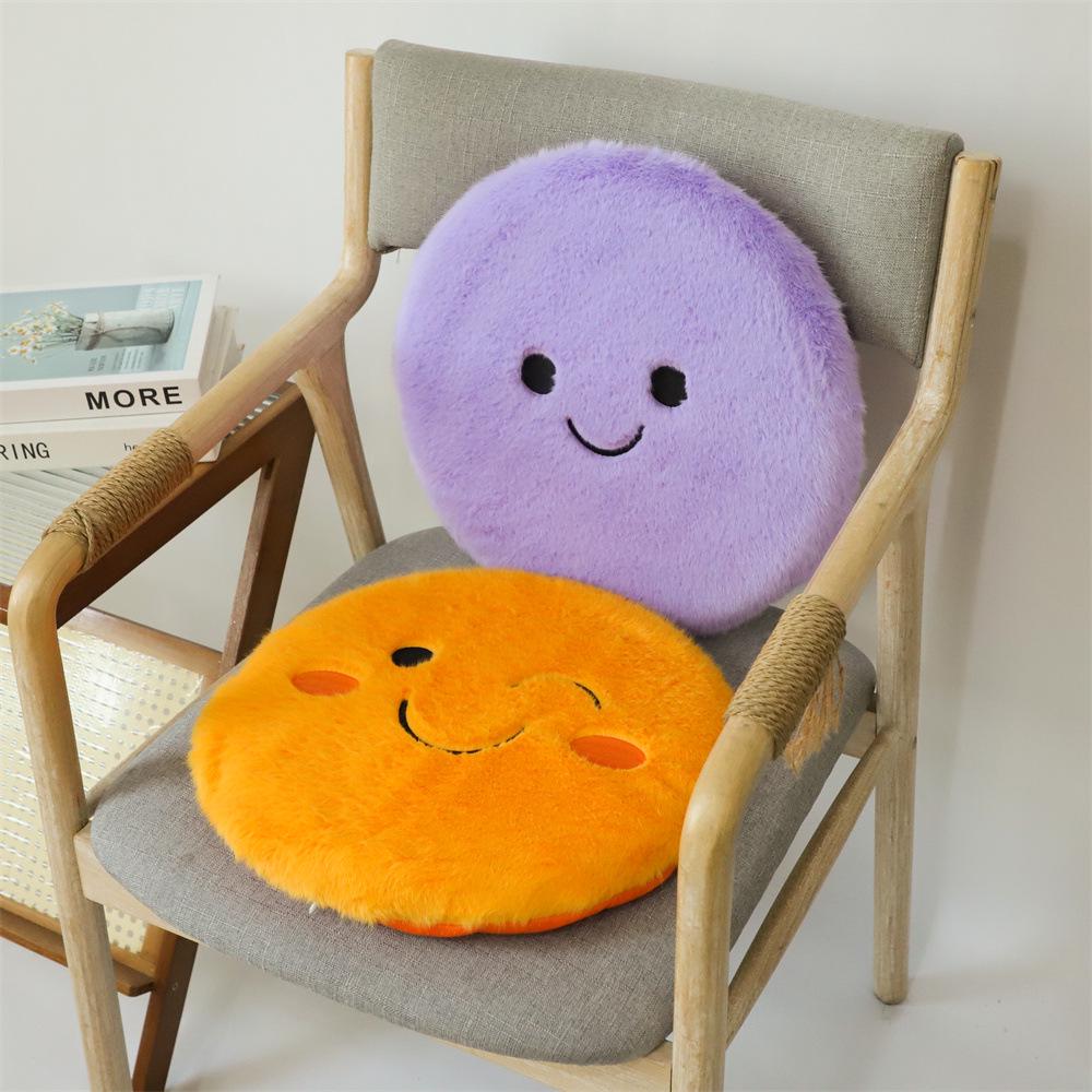 Naughty Cartoon Biscuit Plush Seat Cushion for Office Chair