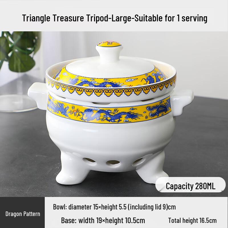 Ceramic Stew Pot with Warming Base