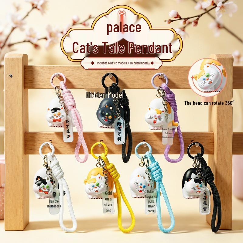 Whimsical Meow Collection Blind Box: Healing Kitten Resin Figurine Gift for Friends, Classmates, and Dorm Decor