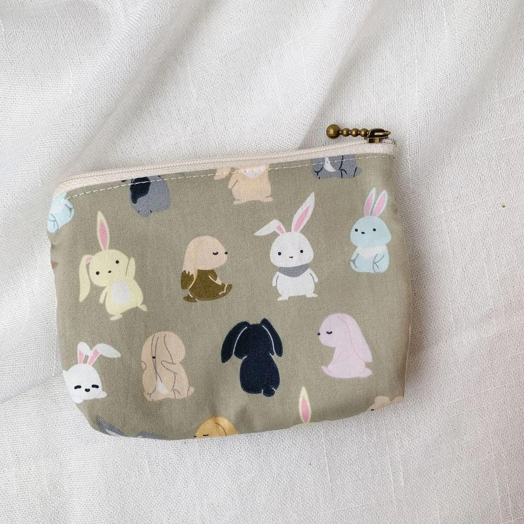 Cute Flower Fruit Printing Coin Purses Women Credit Card Holder Mini Wallet Coin Pouch Clutch Key Coin Money Bags for Girls