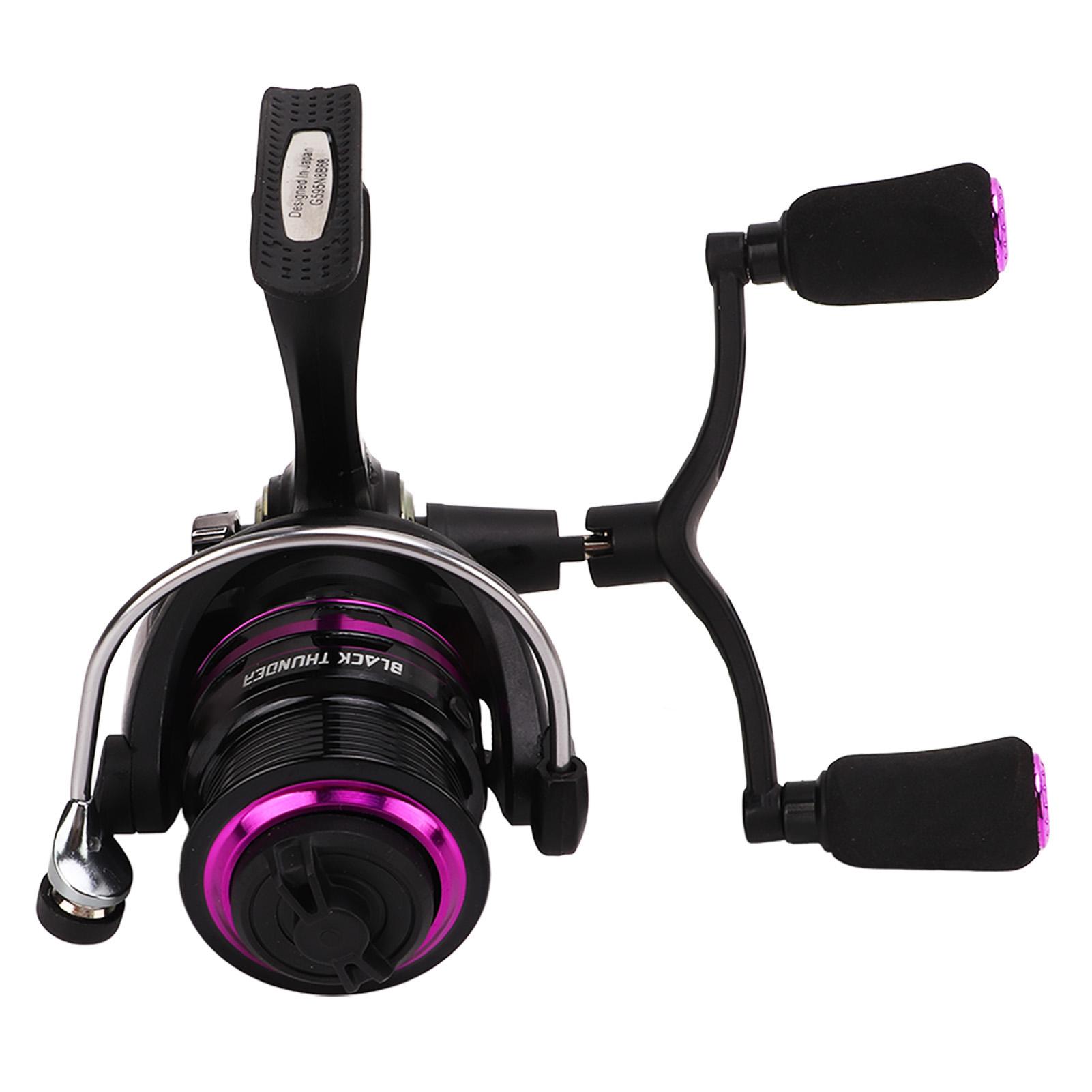 

Spinning Reel Metal High Hardness Double Rocker Arm Fishing Reel with Shallow Line Cup for Ice Fishing 2000