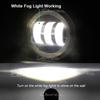 2 Pieces 30W 6000LM LED Fog Light Angel Eye Daylight For Suzuki Swift Sport 2007-2020 H11 Canbus Car Front Fog Lamp DRL Assembly