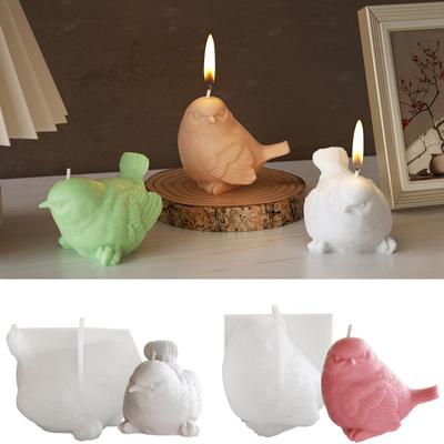 Flexible Silicone Mold for Creating Unique 3D Bird Figurines Accessory for Enthusiasts and Home Decoration Daily Use