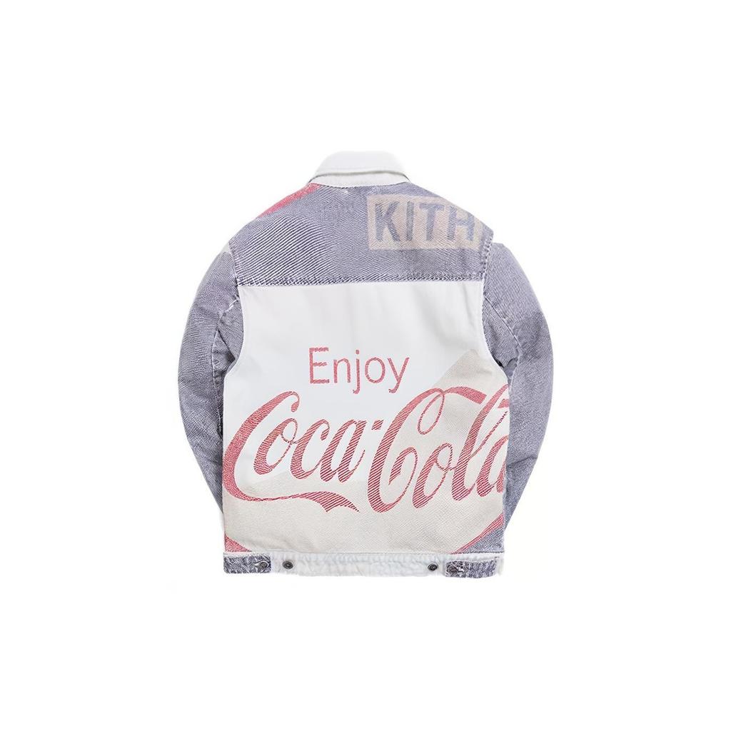 Kith X Coca-Cola Mountains Denim Jacket Multi Unisex Outerwear Multi-Color KH1286-115