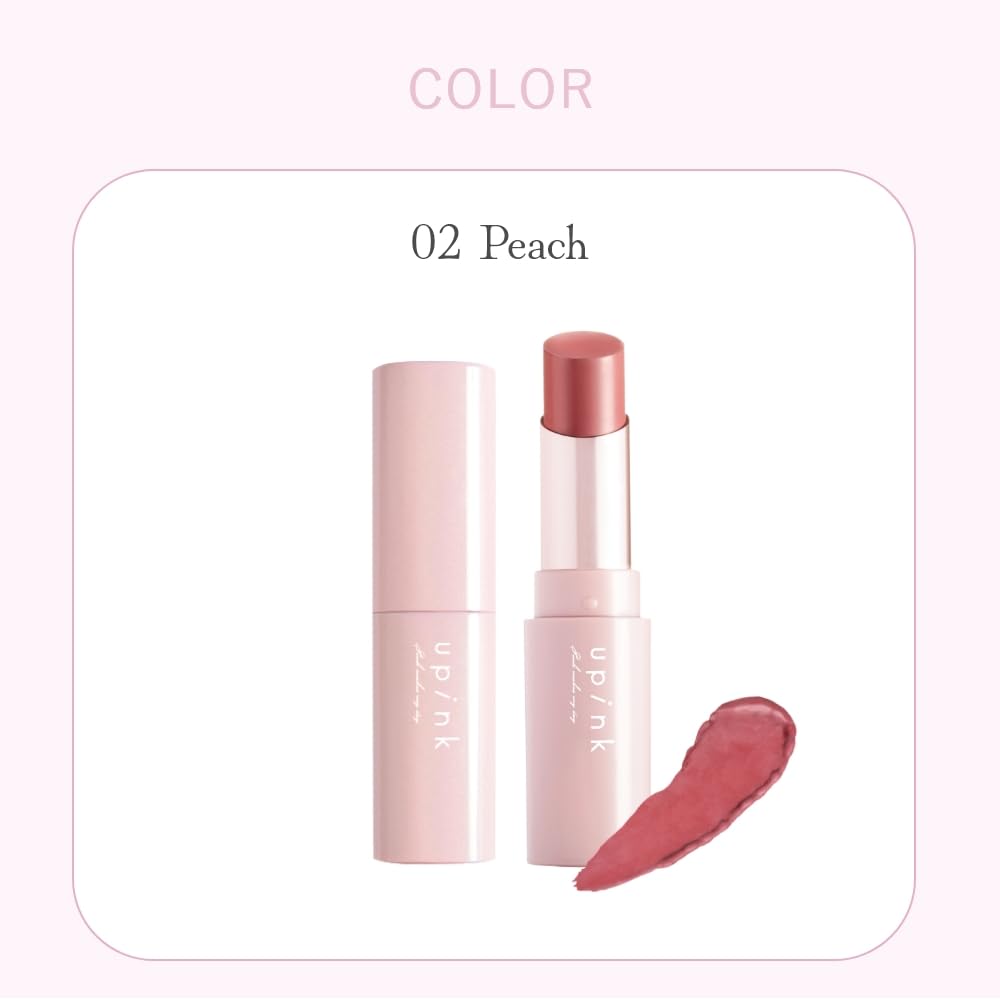 Upink Addict Mellow Lip 02 Peach Gel Film Formula Highly Moisturizing [Official] 3.2g / Long-lasting,