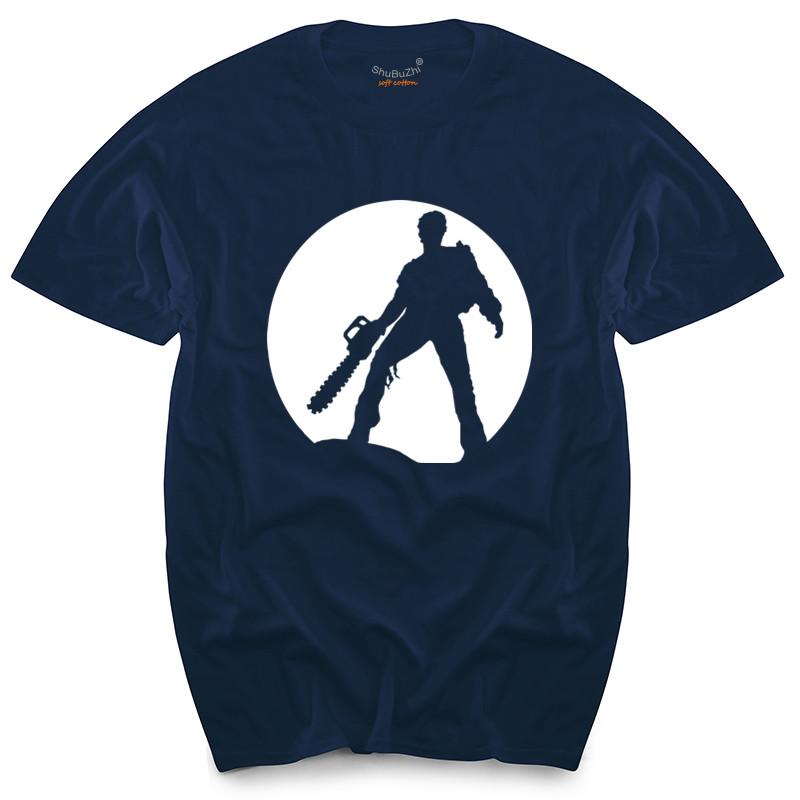 Evil Dead Ash Bruce Campbell Zombie Motosega Maglietta uomo top magliette marca maschile t-shirt estate moda top