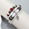 Elegant Leather Wrap Bracelets for Women Bohomian Multi-Layer Beads Cuff Bracelet Jewelry Gift Personalized Accessory