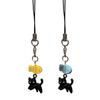 Multipurpose Handmade Beaded Cats Charm Lovely Phone Strap Stylish Accessory Portable for Fashionable Decoration