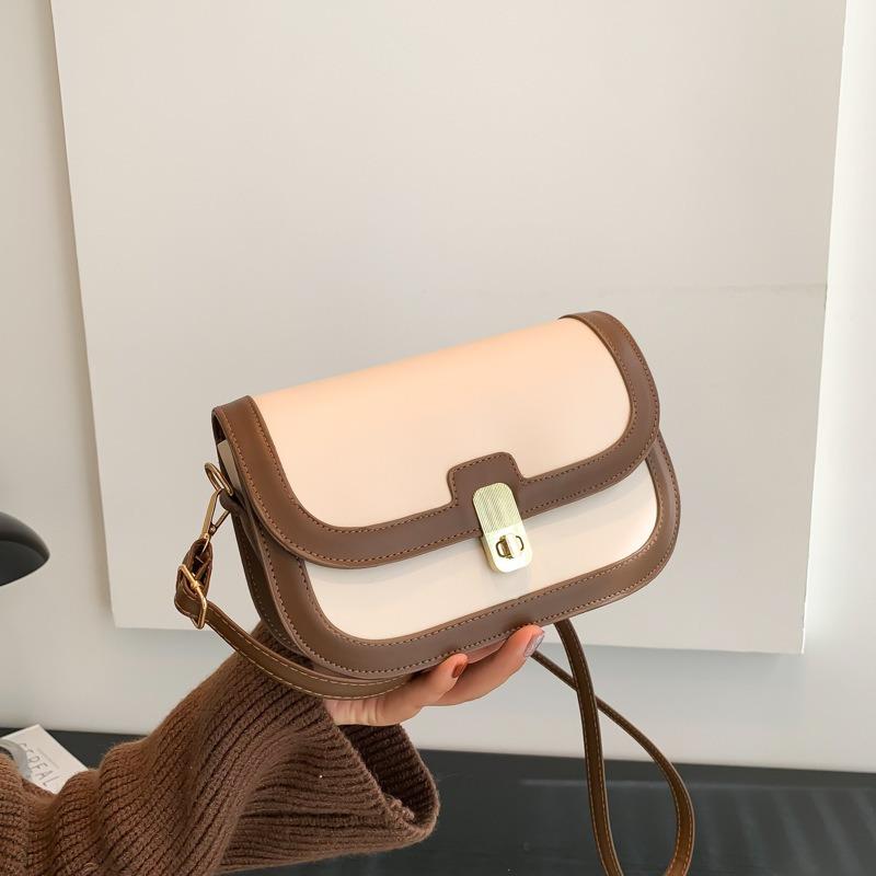 Leather Bags for Women, New Trendy Retro Underarm Square Bag, Popular Single Shoulder Crossbody Bag, Adjustable Shoulder Strap