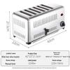 Commercial Toaster Oven: 4-Slice & 6-Slice Bread Maker for Home Use—Perfect for Toasting, Sandwiches, Breakfast, Baking, and Roujiamo