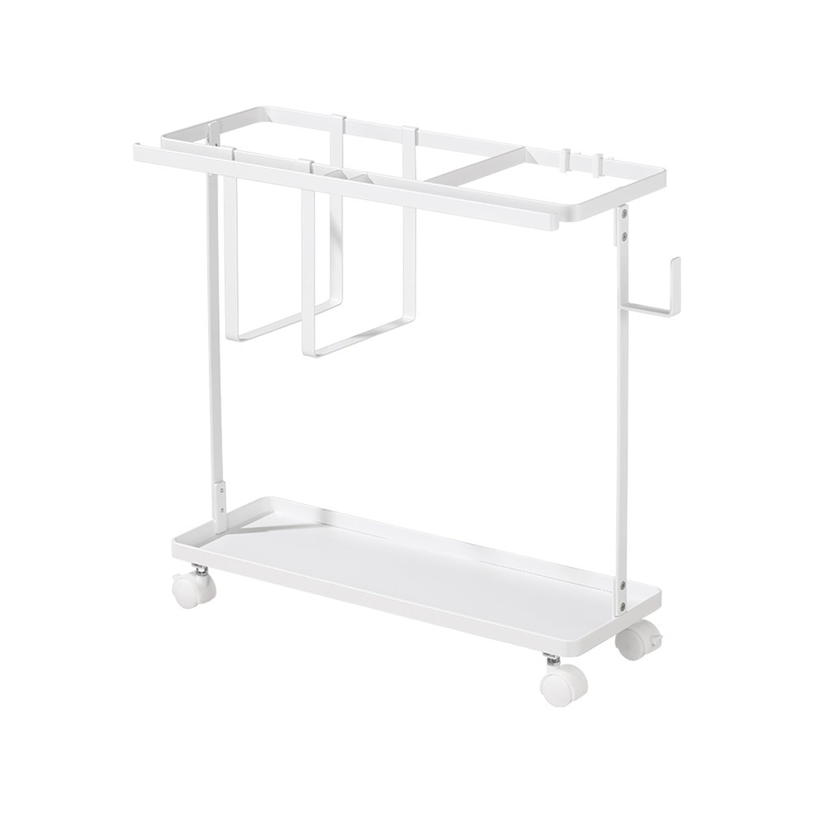 

Стойка для хранения фитнес-оборудования, Компактная стойка для хранения ковриков для йоги, на колесиках, Прибл.. Ш50,3 x Г18,5 x В45,5 см, Белый