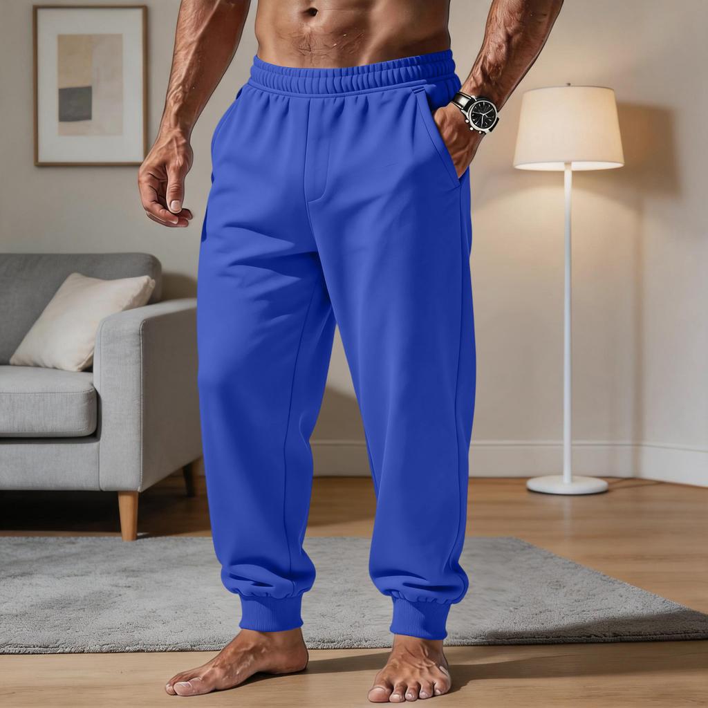 Herren Freizeithose mit lockerem Schnitt und elastischem Bund für täglichen Komfort