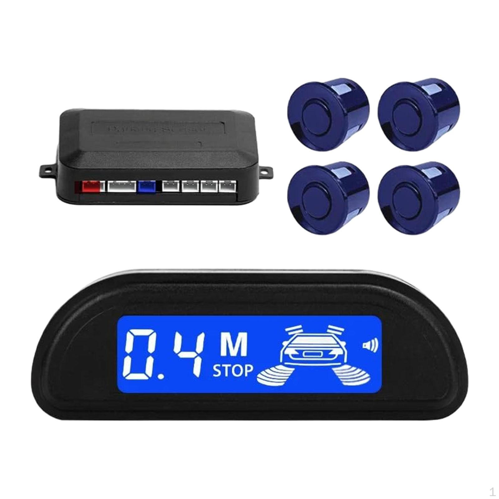 

Автомобильная система заднего хода с радаром с 4 водонепроницаемыми датчиками парковки Автомобильная