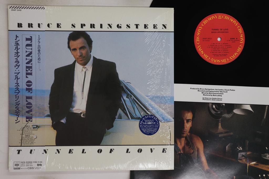 LP Record BRUCE SPRINGSTEEN - Tunnel Of Love 28AP3410 CBS SONY 1987 Japan Obi Rock Used