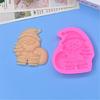3Pcs Christmas Series Silicone Mold Santa Clauses Baking Tools Mould Ornaments