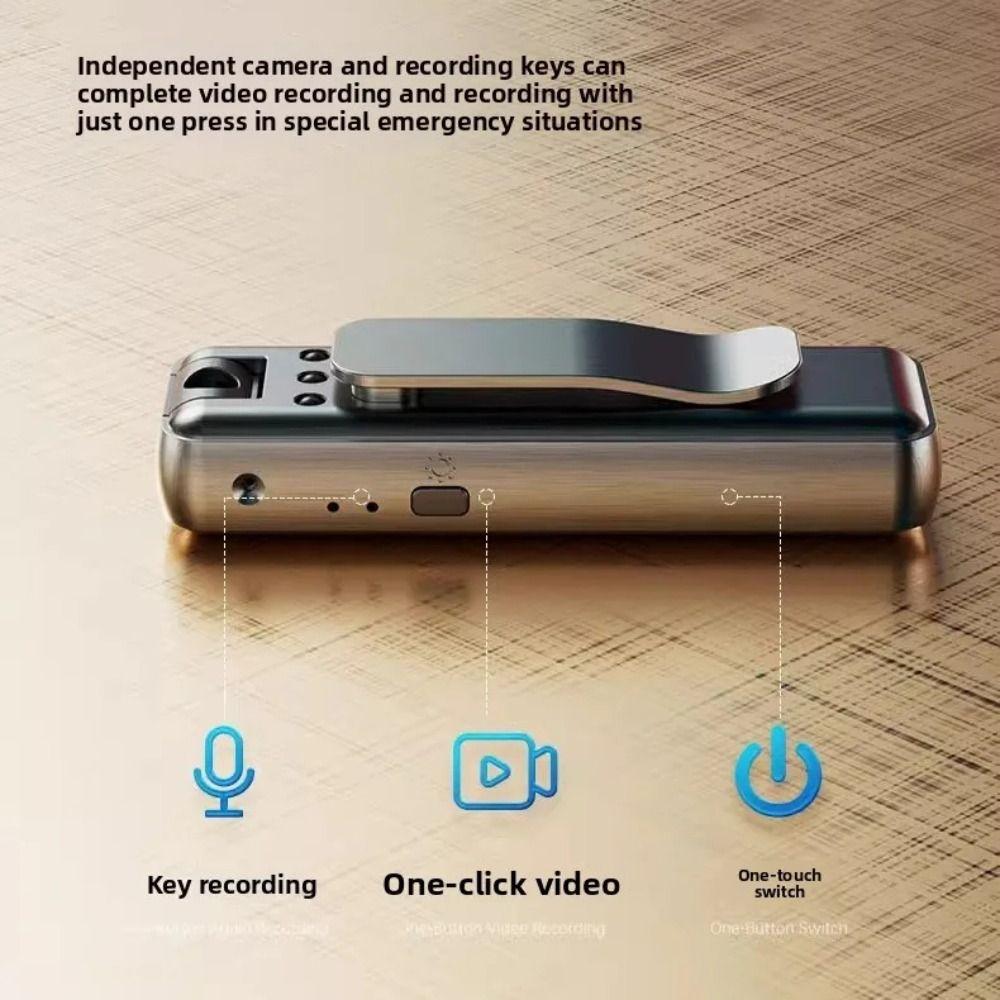 180 Rotating Small Digital Video Recorder Night Vision Portable Motion Camera  Remote Monitoring