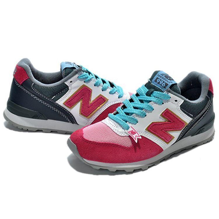 New Balance Nb 996 Cool Low-Top Running Shoes Women Running Shoes White Purple WR996CLD