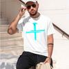 Luminous Cross Jesus Print Streetwear Unisex Unisex Vintage Novel Design Tshirts Short Sve Fashion Ristianity T Shirts 2026 New Mod