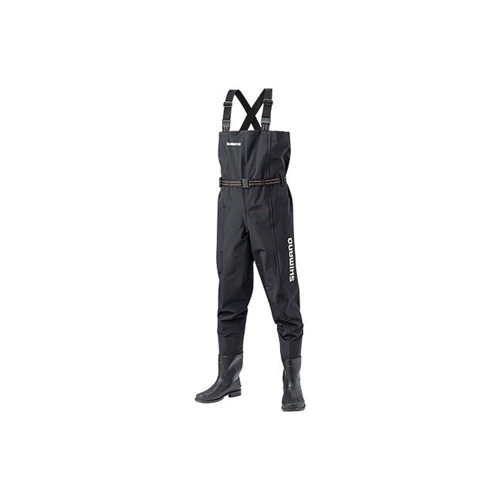 Shimano Hyper Wader Chest High Radial Sole M Black Fishing Gear