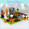Zombies Plants Vs Building Blocks Bricks Construction Toy Garden Game Model Doll