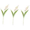 3PCS Multi-color Artificial Flower Branches Lifelike Wind Chime Grass  Floral Arrangement