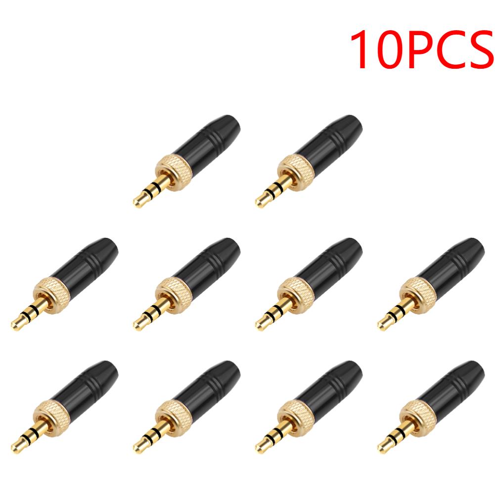 3.5mm Audio Plug with M6 Internal Thread Stereo Headphone Jack Male Plug for Sony UWP-D21 UWP-D22 for Sennheiser MicrophoneGood Product