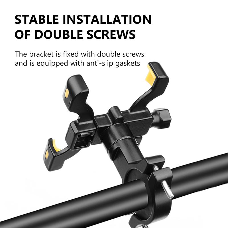 SEAMETAL Suport Telefon Motocicletă Bicicletă Aliaj Aluminiu Absorbție Șoc Suport Telefon Impermeabil Stabil