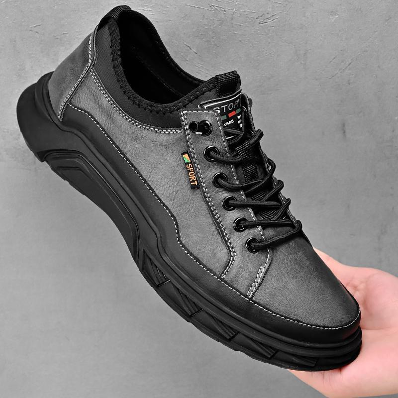 Модная весенне-осенняя повседневная мужская обувь 2025 Новая мужская обувь — фото 5