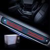 Side Step Guard Scuff Protect Sheet Car Carbon Fiber Door Guard Sticker for Daihatsu Mira Move Canvas pieces for one Parts Red Reflective Tape Gino,